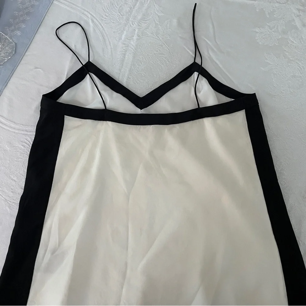 Tibi Black and White Textured Top - Picture 3 of 7